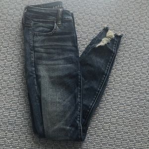 Next level stretch cropped american eagle jeans